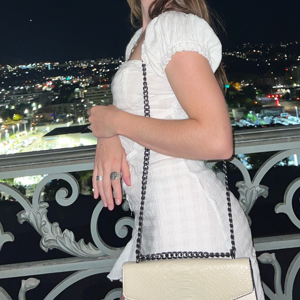 Free People White Mini Dress